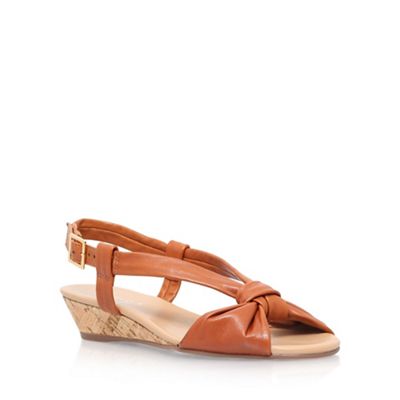 Carvela Brown 'Sally' low heel sandal